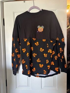Disney Mickey pumpkin Halloween spirit jersey